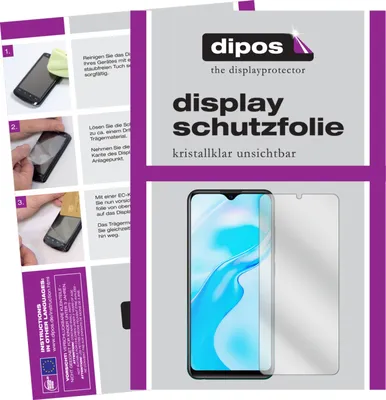 Obrázek produktu pro 2x čirá ochranná fólie displeje pro Vivo Y11s ochranná fólie displeje dipos