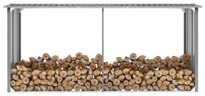 Immagine prodotto di Capanno da giardino - Deposito in metallo - 330x92x153 cm - Grigio - Robusto e resistente, ideale per riporre attrezzi da giardino