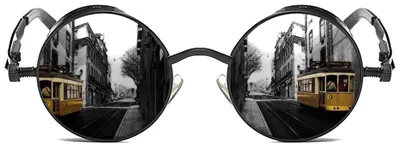 Zdjęcie produktu dla Okulary przeciwsłoneczne w stylu gotyckim i steampunkowym, z ochroną UV