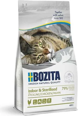 Image de Bozita Indoor & Sterilised au Poulet 400 g