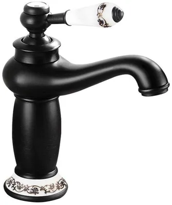 Image de Mélangeur de lavabo Draco, noir (745400-70)