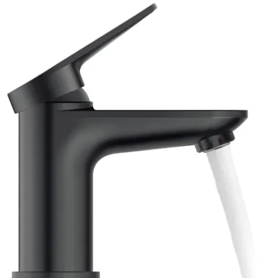 Produktbild von Duravit Waschtisch-Einhebelmischer S Wave Ausl. 95mm, o. Zugst.Abl.Gar., sw matt