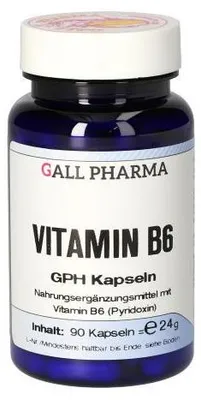 Obrázek produktu pro Vitamin B6 Gph Capsules 90 kapslí