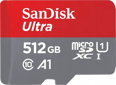 Immagine prodotto di SanDisk Ultra microSDXC A1 512GB 150MB/s Adapt.SDSQUAC-512G-GN6MA
