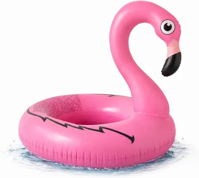 Produktbild von Flamingo Schwimmring aufblasbar Ø 110 cm – Schwimmreifen für Pool, See, Strand & Wasser (Flamingo)