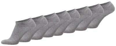Produktbild von TOM TAILOR 8er Pack Uni Socken - Basic, Sneakersocken, einfarbig Grau 39-42