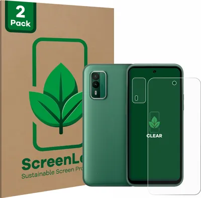 Produktbild von 2x ScreenLeaf Schutzfolie für Nokia XR21 (Display+Kamera) nachhaltiger Displayschutz Display Schutz Folie Klar Transparent