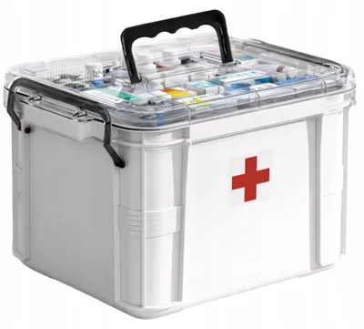 Produktbild von EDIBAZZAR | Aufbewahrungsbox, Medikamentenbox-Zubehör, Reiseapotheke