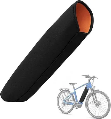 Imagen del producto de Funda impermeable para batería de bicicleta eléctrica, diseñada para aumentar la autonomía y proteger el scooter eléctrico (naranja)