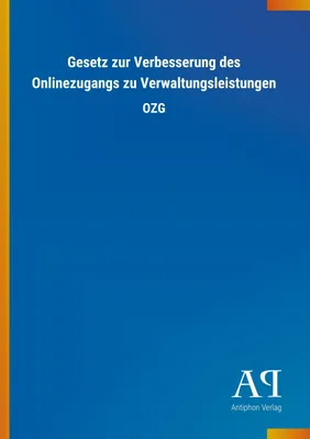 Produktbild von Gesetz zur Verbesserung des Onlinezugangs zu Verwaltungsleistungen