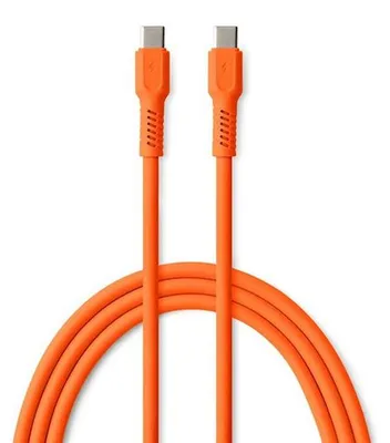 Immagine prodotto di Forever, cavo USB-C 3A Sync 60W 1,8 m Cavo di ricarica rapida flessibile e resistente, arancione