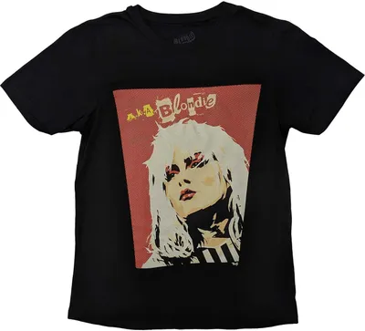 Image de Blondie - "AKA Pop Art" T-shirt unie homme/femme RO9368 (S) (Noir)