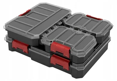 Produktbild von Qbrick Regular Organizer Compact Set 1 B Schwarz Aufbewahrungsbox