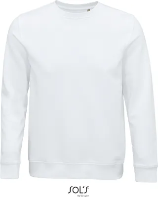 Zdjęcie produktu dla SOLs 03574 | Bluza damska, bluza uni  Comet, 80% bawełna organiczna - Kolor: Biały - Rozmiar: S