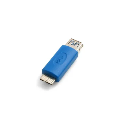 Produktbild von SYSTEM-S USB 3.0 Micro B Stecker zu USB 3.0 Typ A Eingang OTG On The Go Host Konverter Adapter Kabel