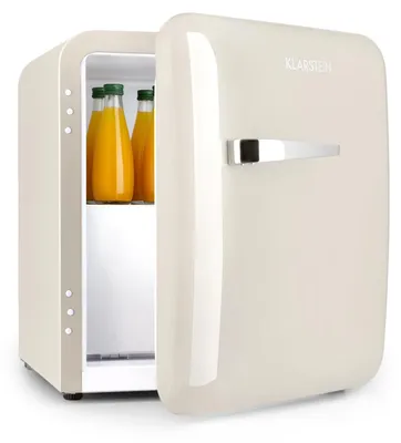 Obrázek produktu pro Klarstein Mini chladnička, 32 l, malá, tichá chladnička do kanceláře, retro