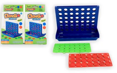 Produktbild von 4 gewinnt Spiel mit den Abmessungen Länge 19 cm, Breite 20 cm, Höhe 3,5 cm