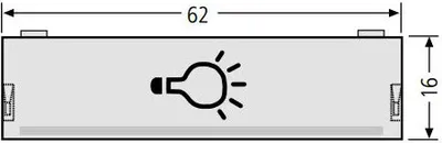 Produktbild von RENZ Lichttasterabdeckung für Tastenmodule 97-9-82254