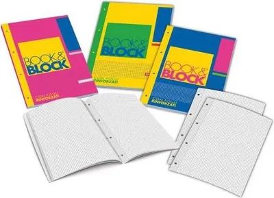 Produktbild von Blasetti 5720 Notizbuch A4 40 Blätter Mehrfarbig