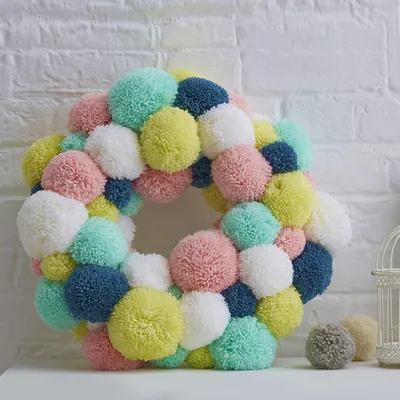 Image de Jeu de pompons, 2 pièces, 4 tailles différentes, pour travaux manuels et tricot