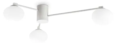Zdjęcie produktu dla Nowoczesna lampa sufitowa Hermes Metal White 3 światła G9 28W 3000K Ip20