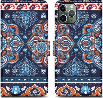 Image de Cadorabo Housse pour Apple iPhone 11 PRO Housse Design bleue Housse pour téléphone portable Etui Magnétique Case Cover