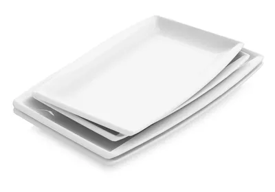 Produktbild von MALACASA, Serie Blance, 4 Tlg. Set Porzellan Servierplatte flacher Teller Speiseteller