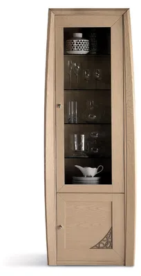 Image de Vitrine en verre Armoire Vitrines Salon Armoires Meubles italiens Armoire en verre