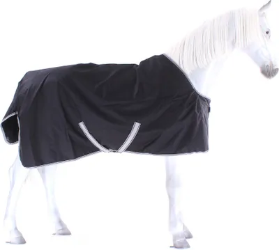 Produktbild von Bucas Anniversary Turnout 50 g Silk-feel, Outdoordecke, Weidedecke, Farbe:Black/Silver, Größe:135