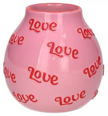 Produktbild von Gift Company Vase Artisan Love Rosa Rot