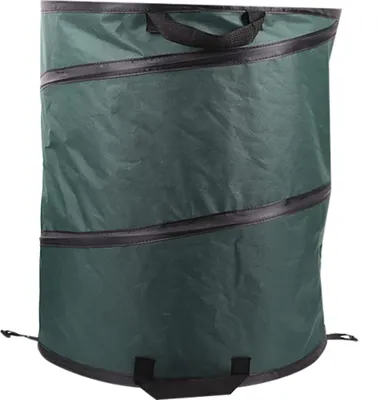 Produktbild von EDA - Pop-Up-Auffangsack 117 l – Gartenabfallsack faltbar – wasserdicht – 3 Grif