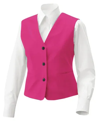 Produktbild von Damen Weste Gillette hotpink, S : S : hot pink : 65% Polyester 35% Baumwolle
