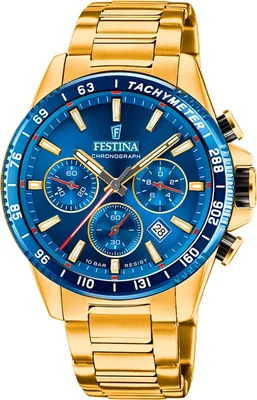 Produktbild von Festina Edelstahl Herren Uhr Armbanduhr gold Elegant D2UF20634/3