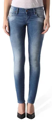 Produktbild von Diesel Grupee 0670K Damen Jeans Hose Slim Skinny