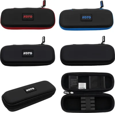 Produktbild von KOTO - Dartwallet EVA Small Rot, Darttasche mit Reissverschluß, Dart Hülle, Dartkoffer, Darts Box