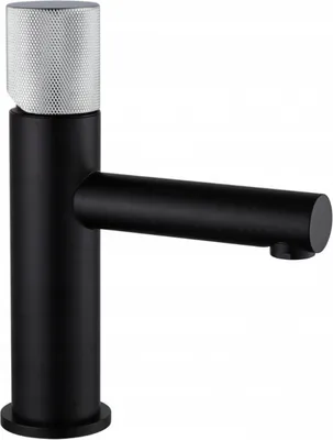 Produktbild von Mexen Elba One Waschtischbatterie, Schwarz/Chrom - 74101-77