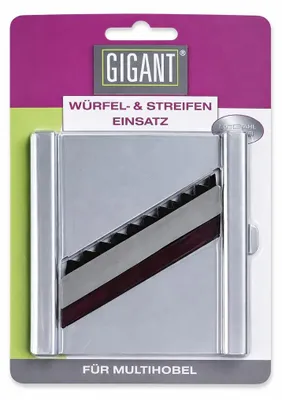 Produktbild von Gigant Würfel- u. Streifeneinsatz | Einsatz für 4-fach Gemüsehobel