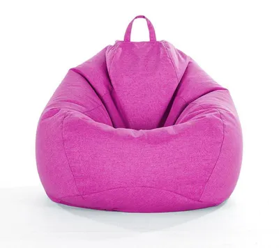 Produktbild von Sitzsackhülle Leinen Rose Pink 100x120cm ohne Füllung