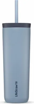 Produktbild von LifeStraw Wasserfilterflasche Go Tumbler 500 ml Edelstahl isoliert 500 ml - Hellblau