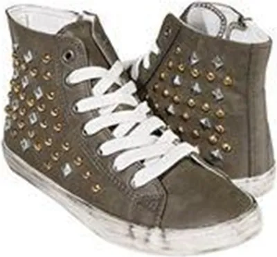 Produktbild von Damen Sneaker Esmara Schuhe Freizeitschuhe Nieten khaki 38