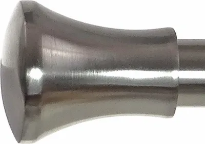 Produktbild von Endstück f. 19mm Gardinenstangen Edelstahl Look Kappe Kristall - Designs wählbar