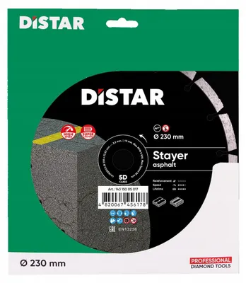 Productafbeelding van DISTAR diamantschijf, type Stayer, 230 mm, voor het zagen van asfalt en beton