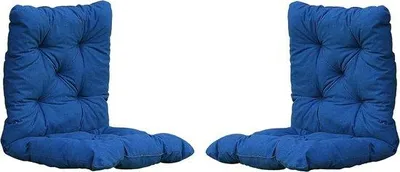 Produktbild von Famanu Palettensitzkissen mit Rückenlehne Set 98x50x8 cm Blau
