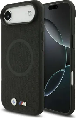 Produktbild von BMW M FW Metal Logo MagSafe-Hülle für das iPhone Air, schwarz