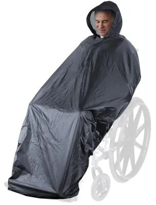 Productafbeelding van Waterdichte poncho voor rolstoelen, lichtgewicht regenponcho voor buitensporten