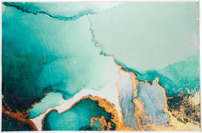Produktbild von Kleine Wolke Badteppich TEAL Petrol 70 x 120 cm