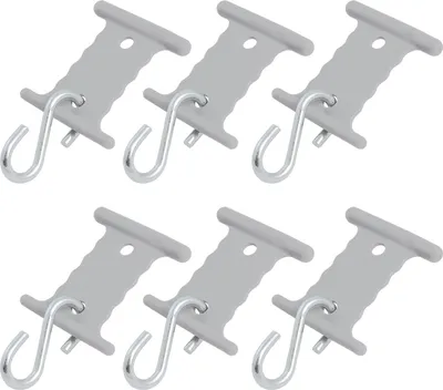 Produktbild von Wamovo Markisen S-Haken Set 6 Stück Kederhaken passend für 5/6mm 7/8mm Kederschienen