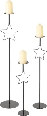 Produktbild von Boltze Gruppe Guila Kerzenleuchter schwarz 99,5cm (1 Stück)