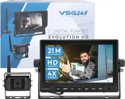 Produktbild von 7" FUNK-Set EVOLUTION HD | Wohnmobil & LKW bis 21 Meter RVS-24145