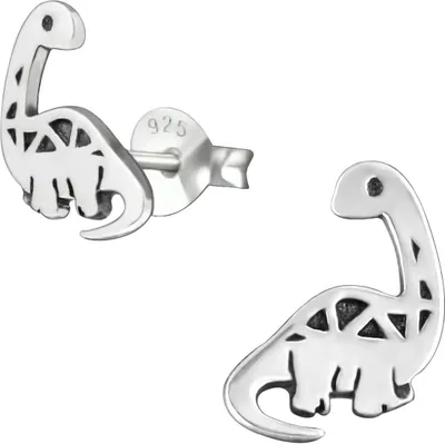 Produktbild von Dinosaurier Ohrringe 925er Sterling Silber Ohrstecker